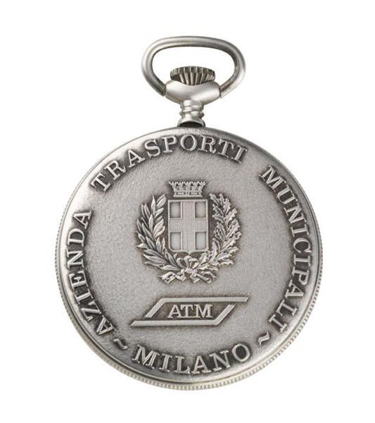 Ref. 16108 – Orologio Perseo ATM Milano romano tasca in metallo