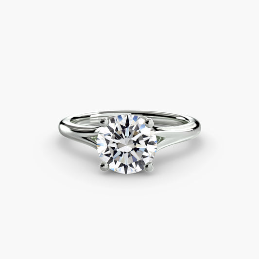 Anello solitario modello 4
