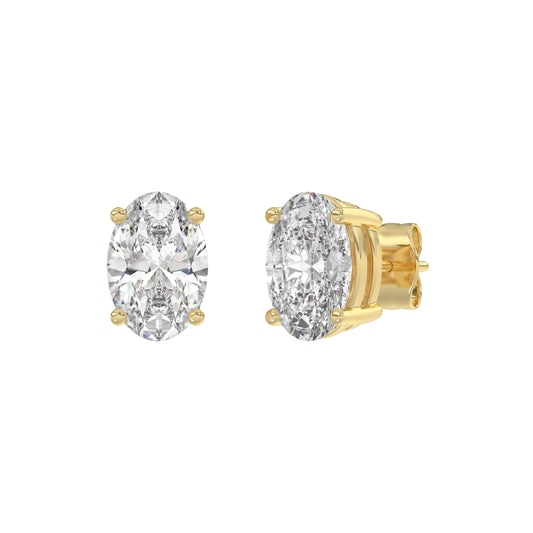 14K Yellow Gold, angled view