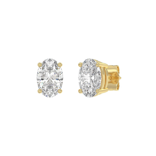 14K Yellow Gold, angled view