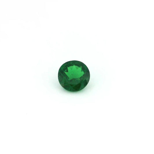 0.61ct Round Natural Garnet (Colour Green, Clarity Slightly Included, Cut Faceted)