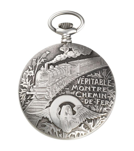 Ref. 16107 – Orologio Perseo VERITABLE romano tasca in metallo “Vieil Argent”