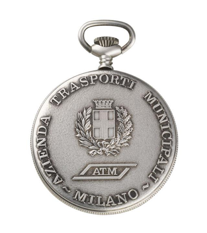 Ref. 16108 – Orologio Perseo ATM Milano romano tasca in metallo