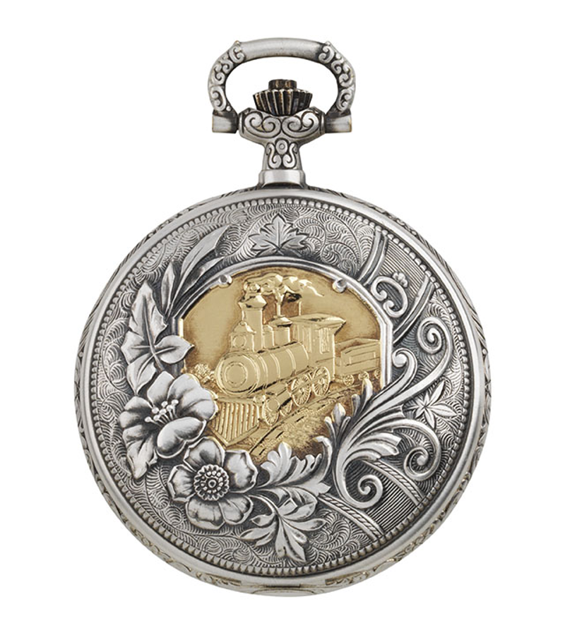 Ref. 17102/BIC – Orologio Perseo tasca metallo “Vieil Argent”