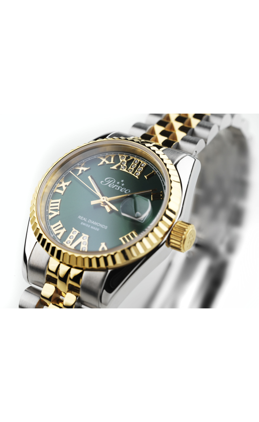 Ref. 2104.03 – Orologio Perseo Moderna Diamonds donna bicolore