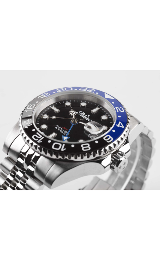 Ref. 2113 – Orologio Perseo sub GMT uomo blu / nero automatico