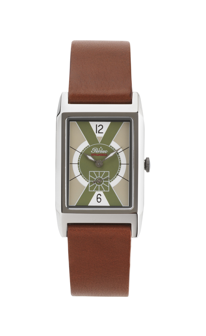 Ref. 2114.03 – Orologio Perseo Infrangibile uomo verde/grigio quarzo