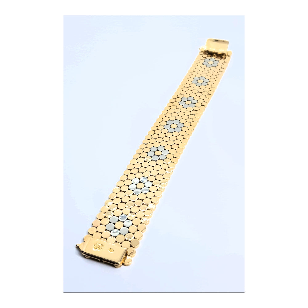 Bracciale vintage anni '50 in oro 18k