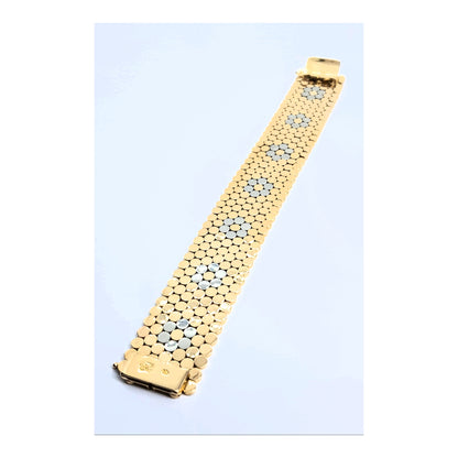 Bracciale vintage anni '50 in oro 18k
