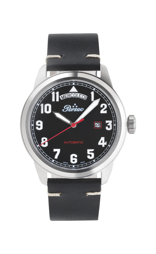 Ref. 2113 – Perseo Sub GMT Men's Automatic Watch, Blue/Black