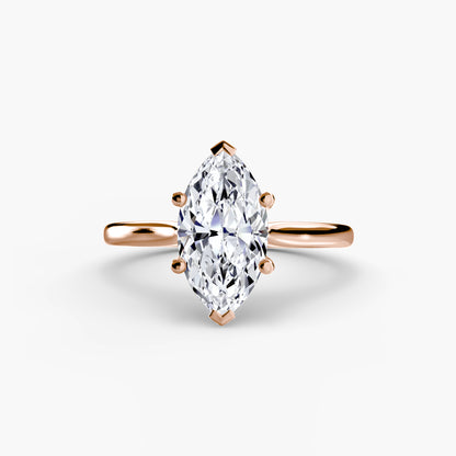 Anello solitario modello 1