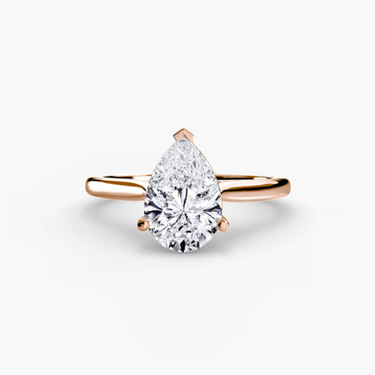 Anello solitario modello 1