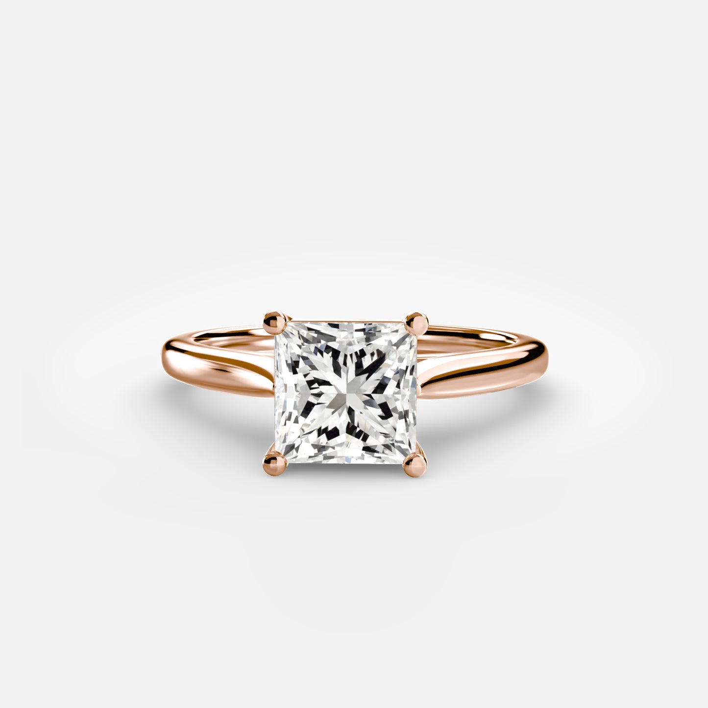 Anello solitario modello 1