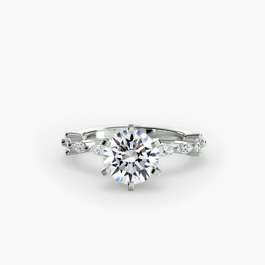 Anello solitario Eternity 1