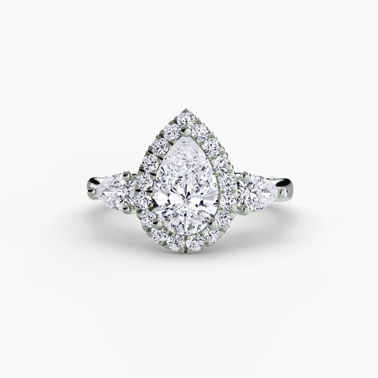 Anello trilogy con contorno 1