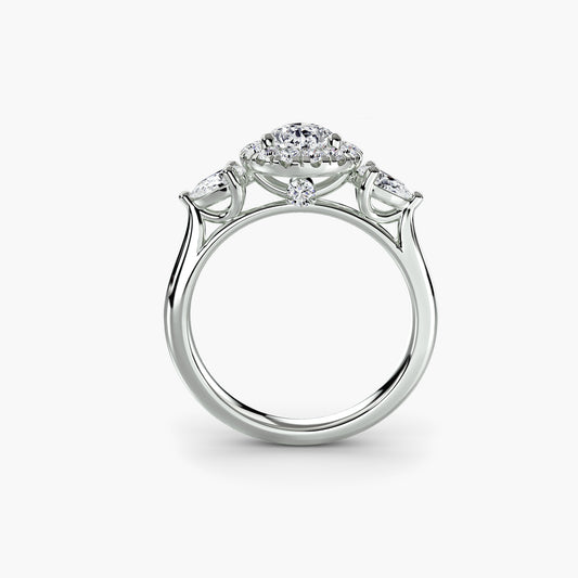 Anello trilogy con contorno 1