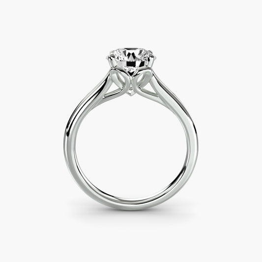 Anello solitario modello 4