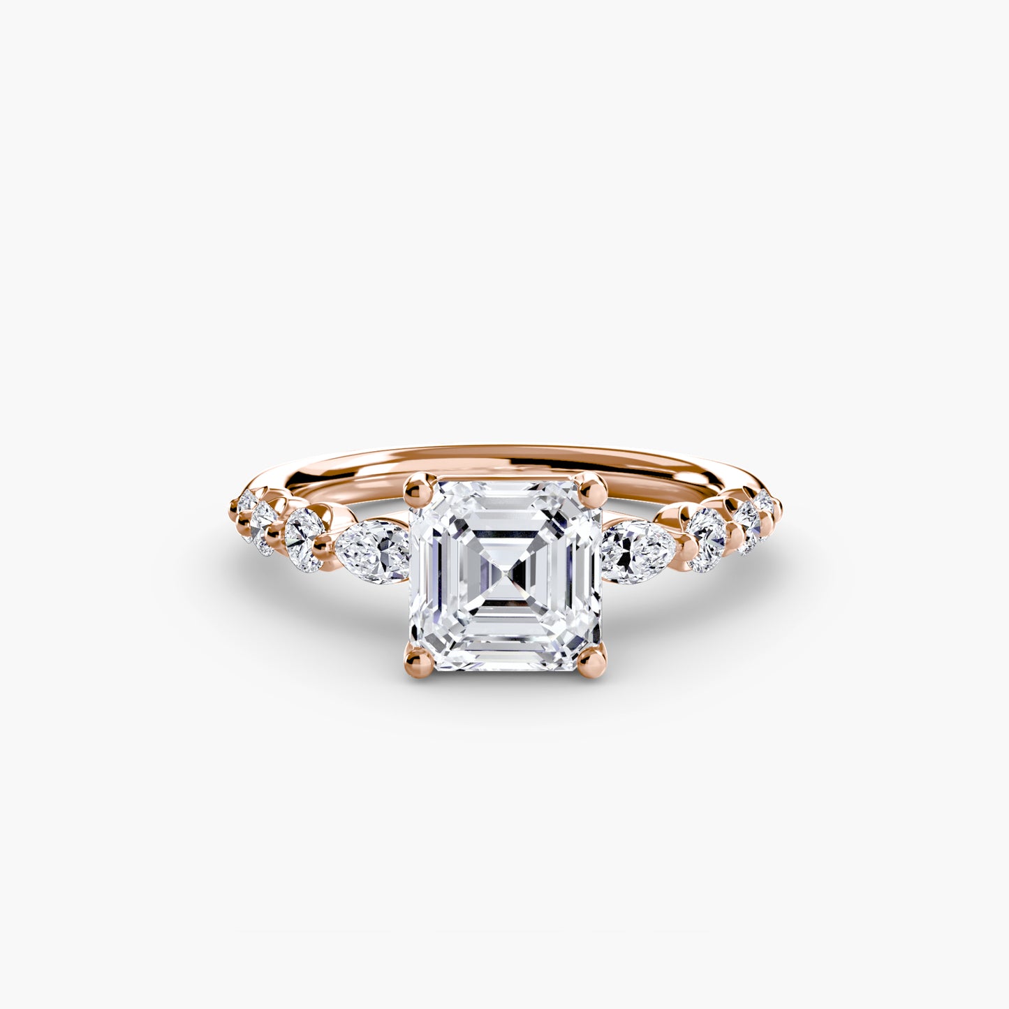 Anello solitario con diamanti