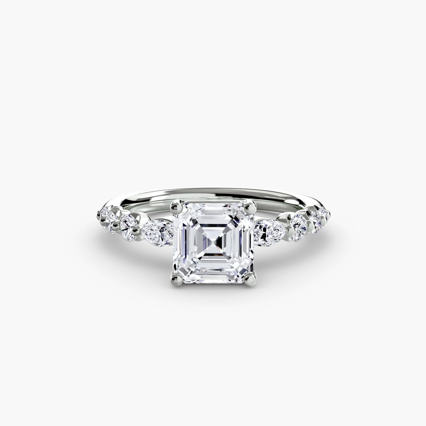 Anello solitario con diamanti