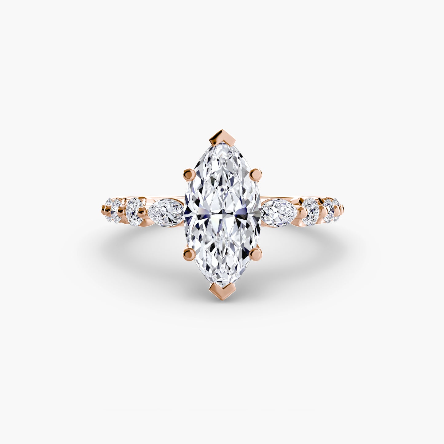 Anello solitario con diamanti