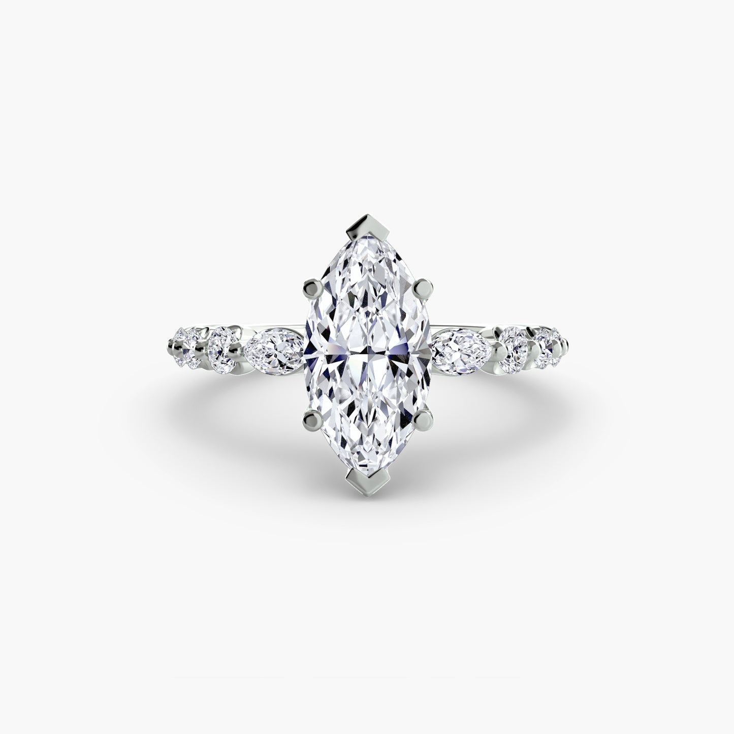 Anello solitario con diamanti