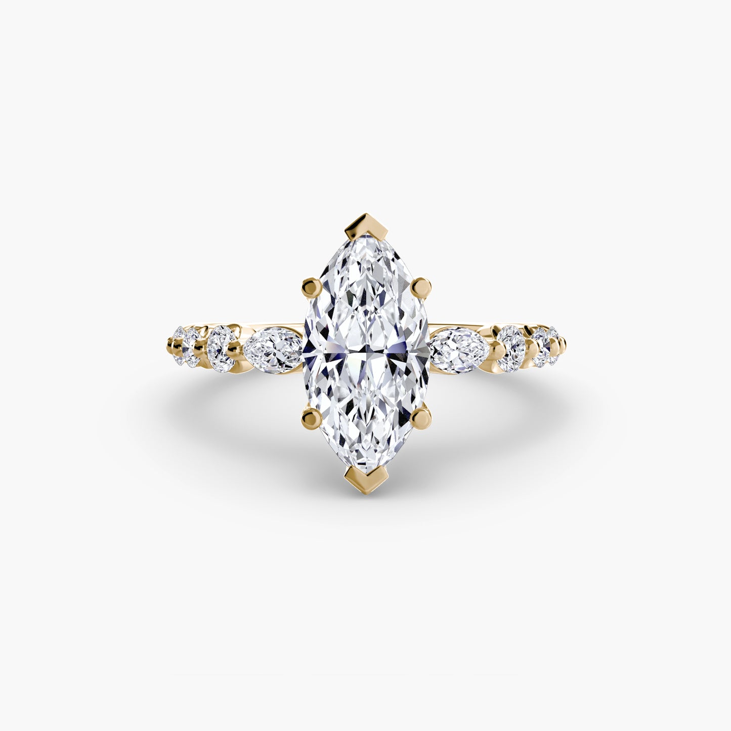 Anello solitario con diamanti