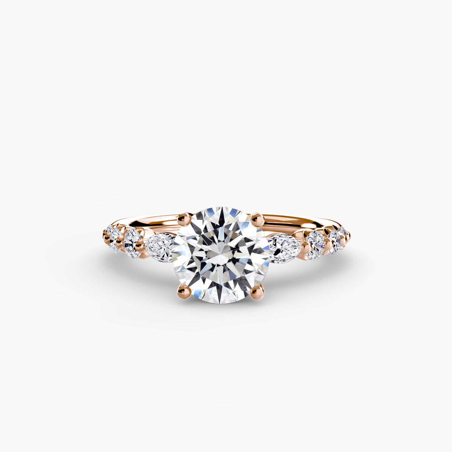 Anello solitario con diamanti