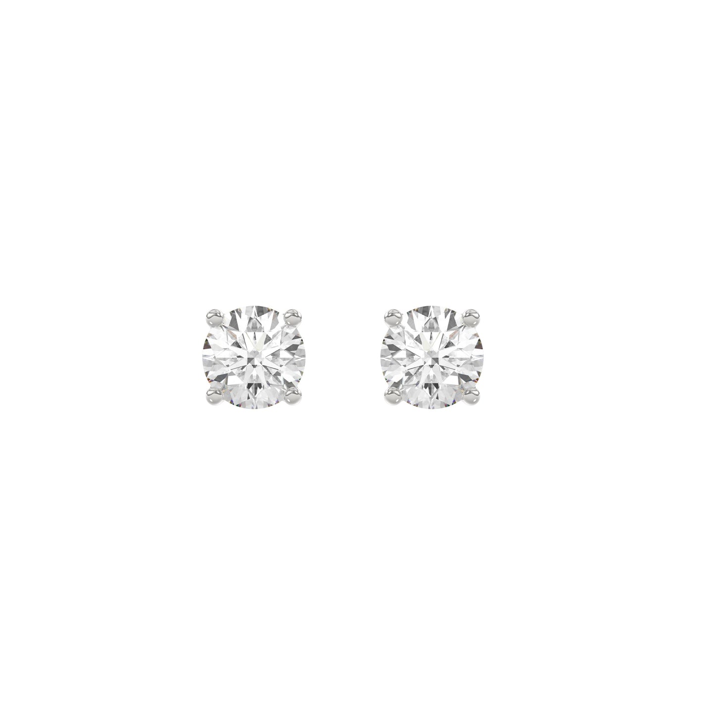 18K White Gold, angled view