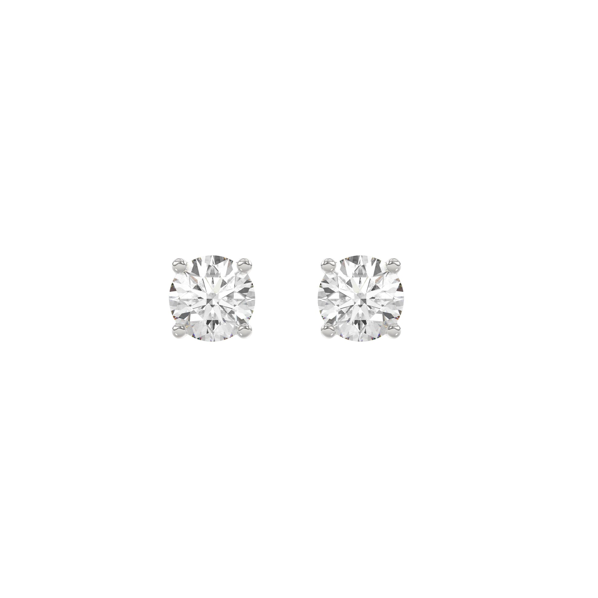 18K White Gold, angled view