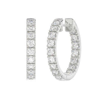 14K White Gold, angled view
