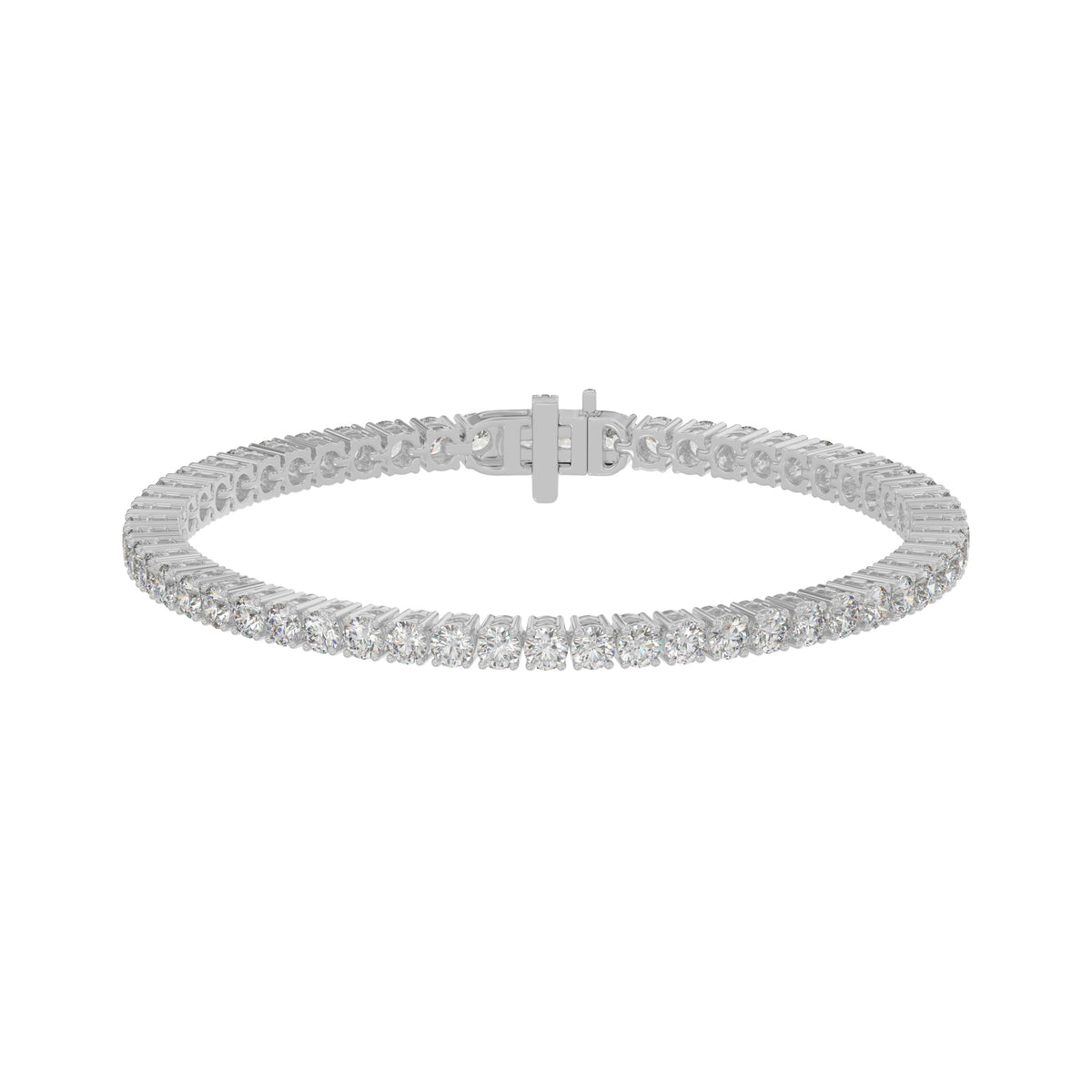 14K White Gold, angled view
