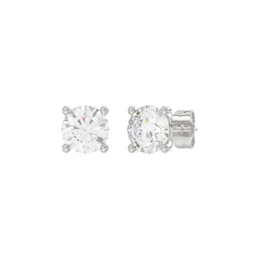14K White Gold, angled view