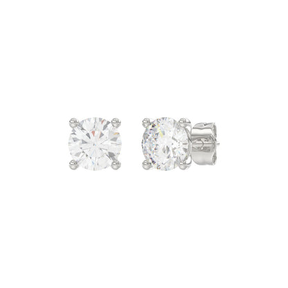 18K White Gold, angled view