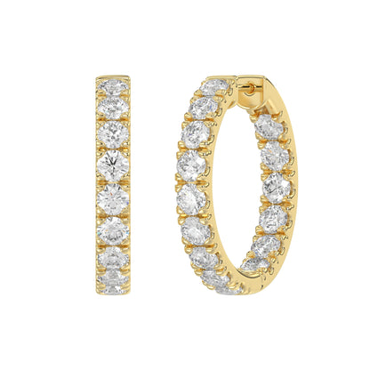 14K Yellow Gold, angled view