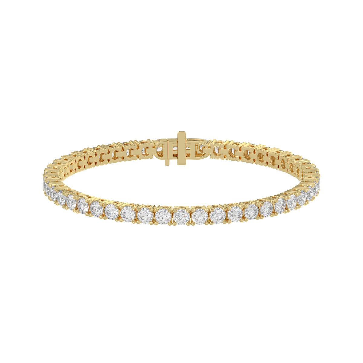14K Yellow Gold, angled view