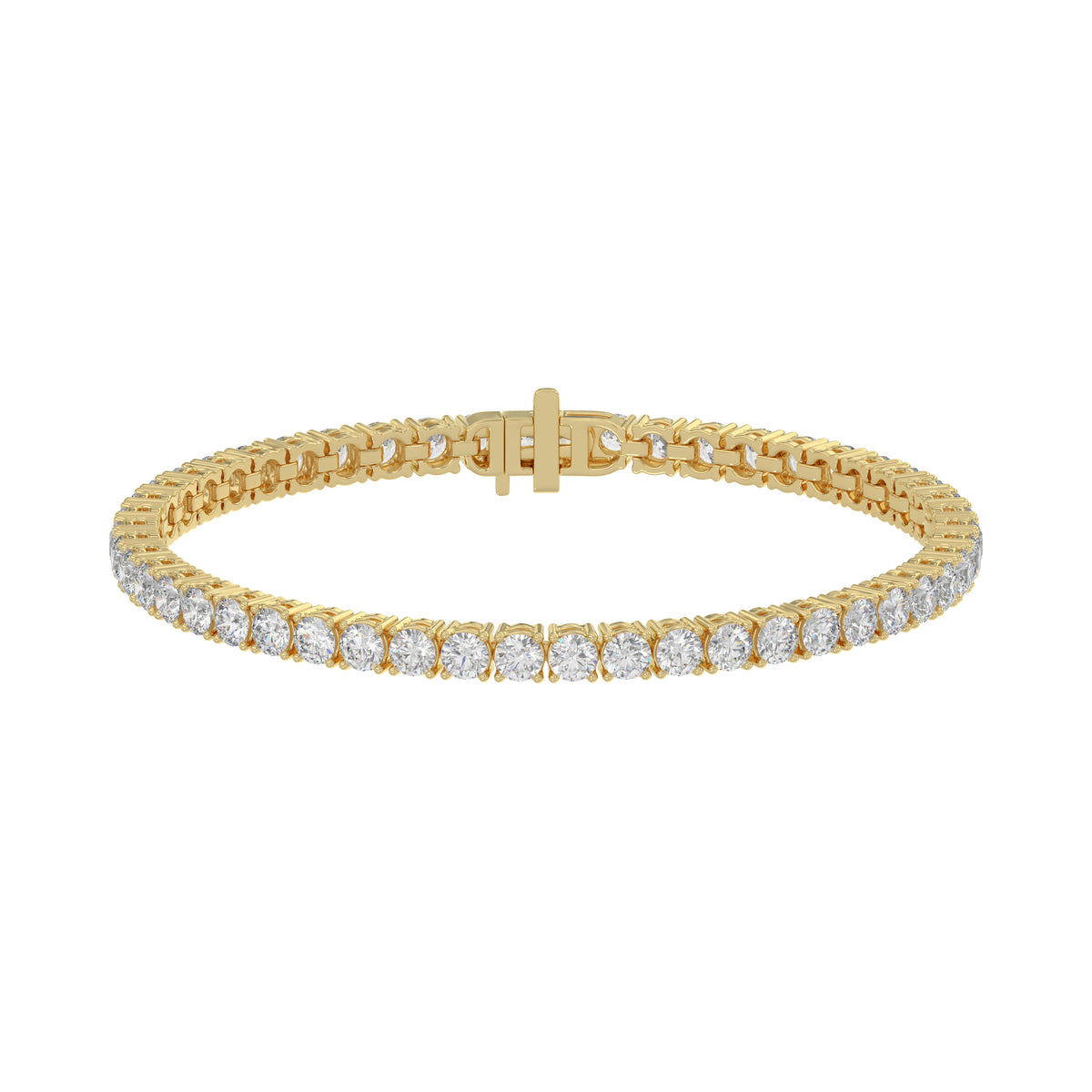 14K Yellow Gold, angled view