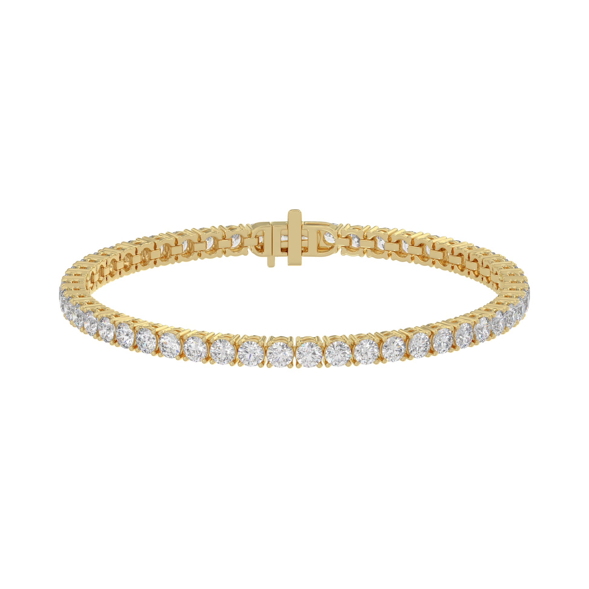 14K Yellow Gold, angled view