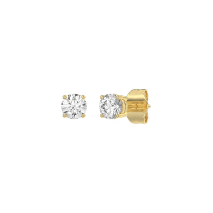 14K Yellow Gold, angled view