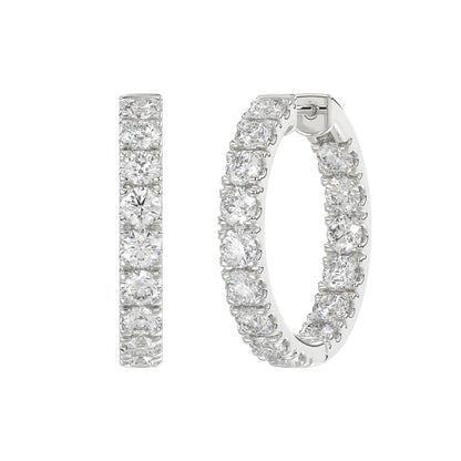14K White Gold, angled view