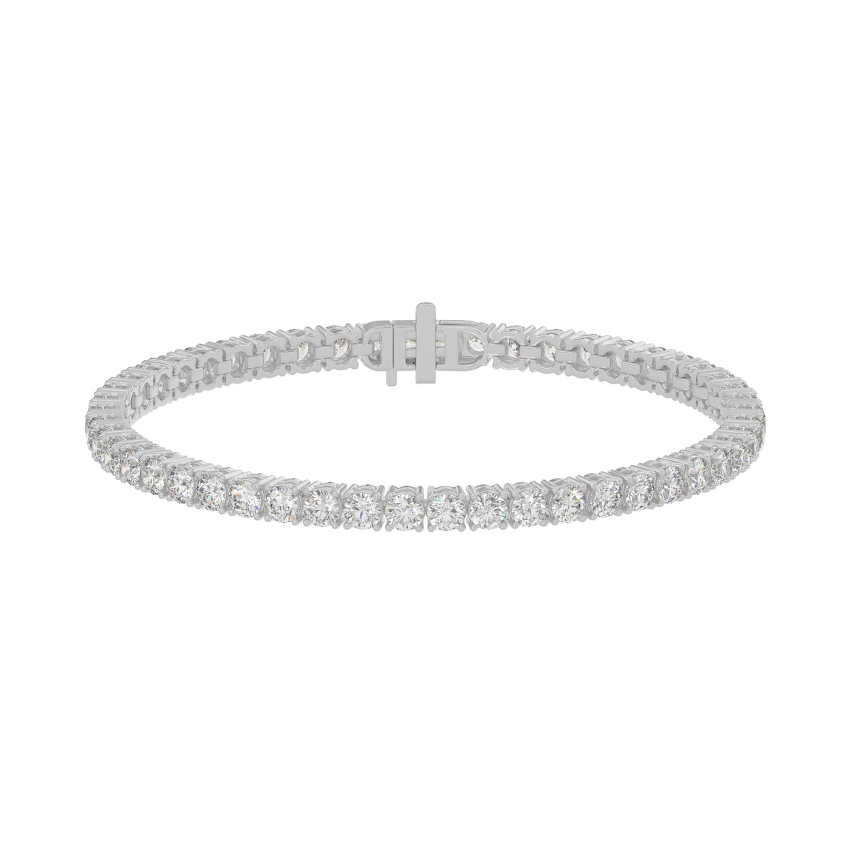 14K White Gold, angled view
