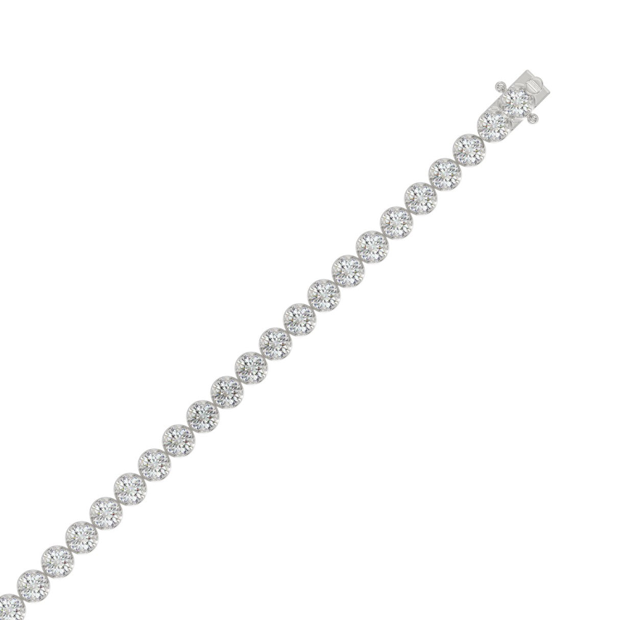 14K White Gold, top view
