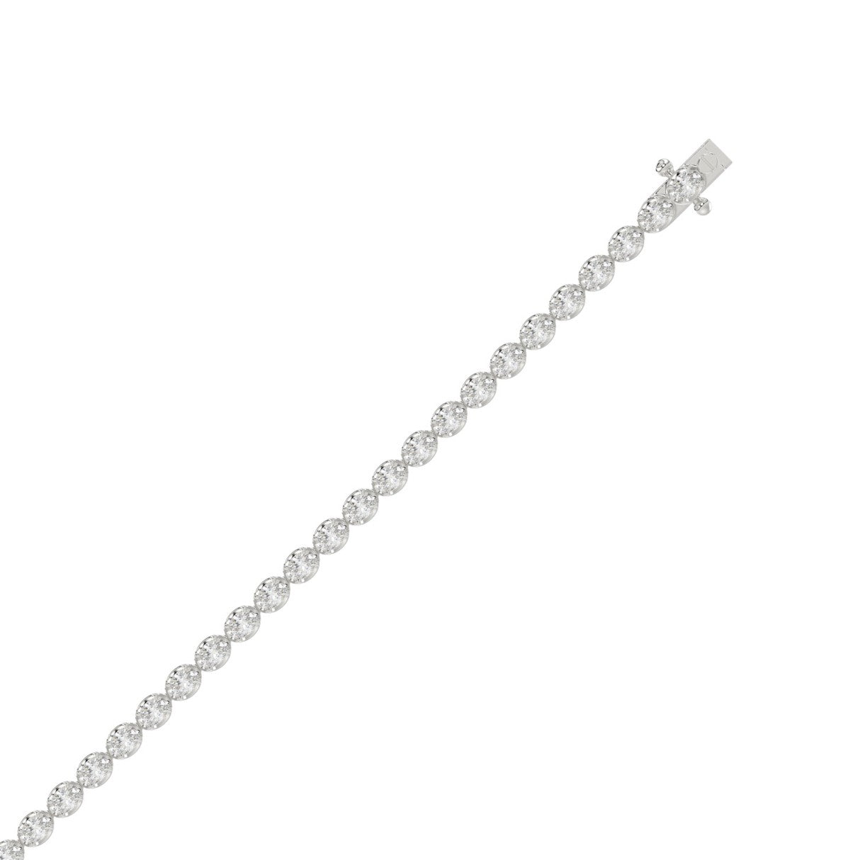 14K White Gold, top view