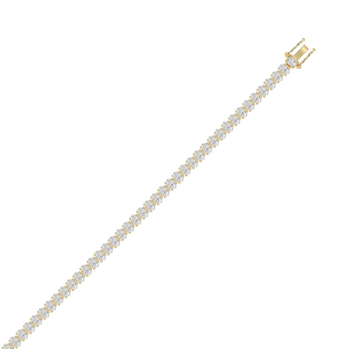 14K Yellow Gold, top view