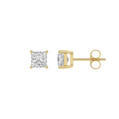14K Yellow Gold, flat view