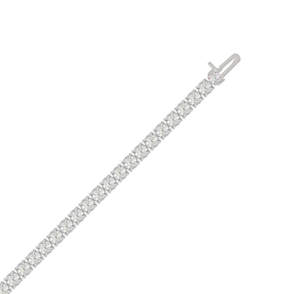14K White Gold, flat view