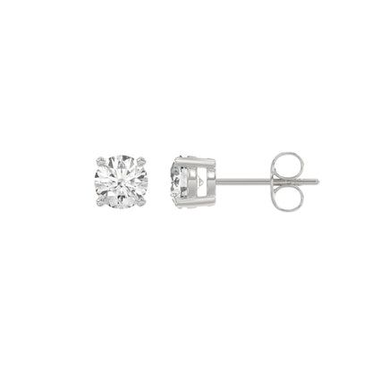 18K White Gold, flat view