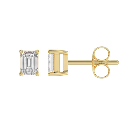14K Yellow Gold, flat view