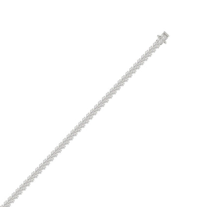 14K White Gold, flat view