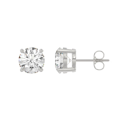 14K White Gold, flat view
