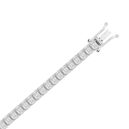 14K White Gold, flat view